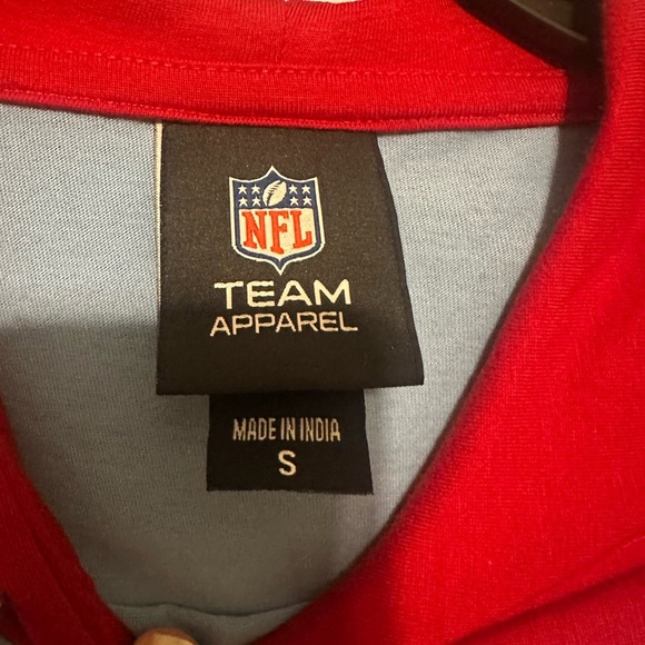 NFL Houston Oilers Red and Light Blue Shirt - Picture 5 of 9